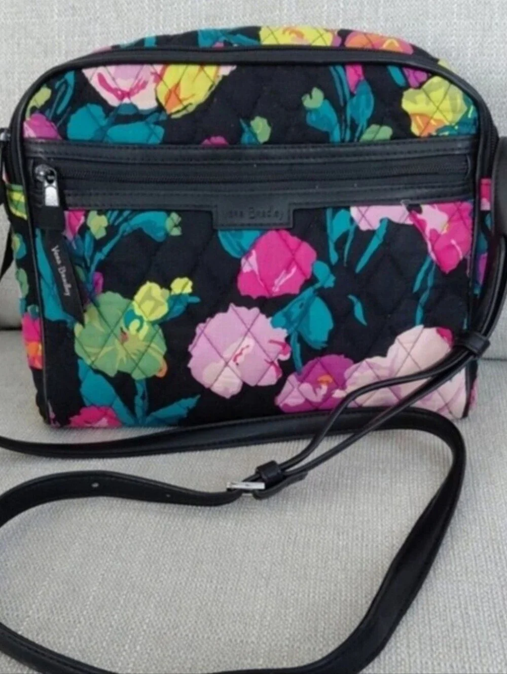 Vera Bradley Quilted Floral Crossbody Bag